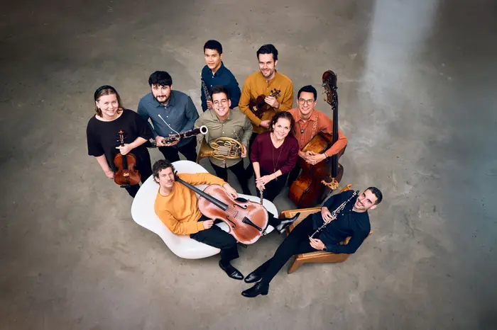 Intercontinental Ensemble group on stage