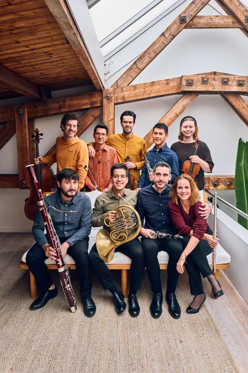 Intercontinental Ensemble group during rehearsal