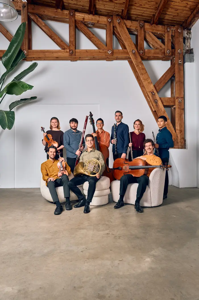 Intercontinental Ensemble musicians together